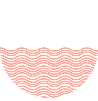semicírculo ondas